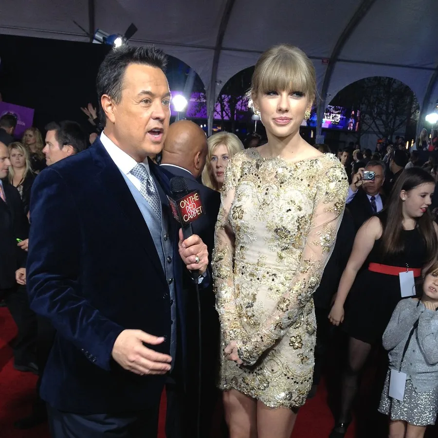 Backstage at the American Music Awards