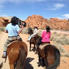 Filming in Southern Utah